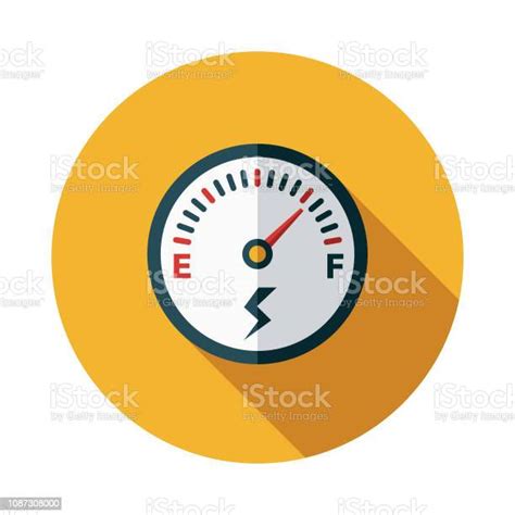 Electric Vehicle Battery Level Indicator Icon Stock Illustration - Download Image Now - Battery ...