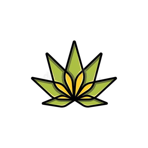 Editable Abstract Cannabis Logo Vector Stock Vector - Illustration of culture, element: 130875885