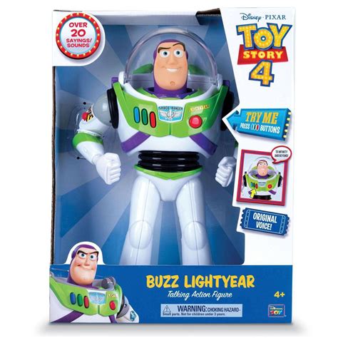 Disney Pixar Toy Story 4 Buzz Lightyear Talking Action Figure | Toy ...