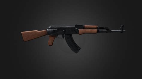 AK 47 - Download Free 3D model by YouSaveTime [c1c456d] - Sketchfab