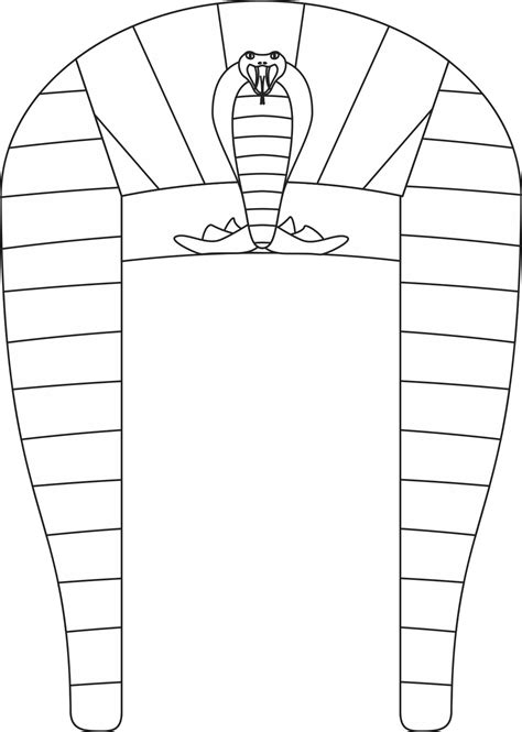 Printable Pharaoh Headdress - Printable Templates