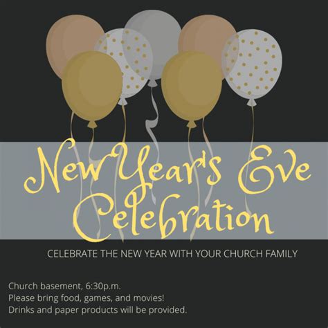 New Year's Eve Celebration - Alert Covenant Church