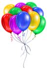 Transparent Multi Color Balloons PNG Picture Clipart | Gallery Yopriceville - High-Quality Free ...