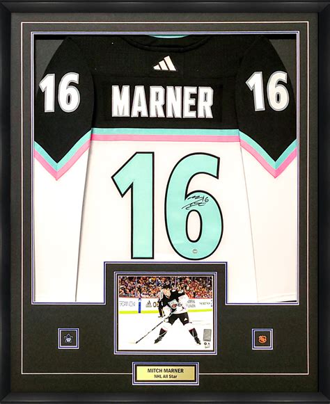 Lot Detail - Mitch Marner Signed Jersey Framed 2023 Eastern Conference NHL All-Star Adidas White