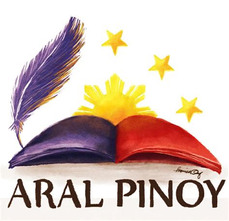 Pinoy Logo | Aral Pinoy Logo... | Philippine art, Filipino art, Filipino subject design