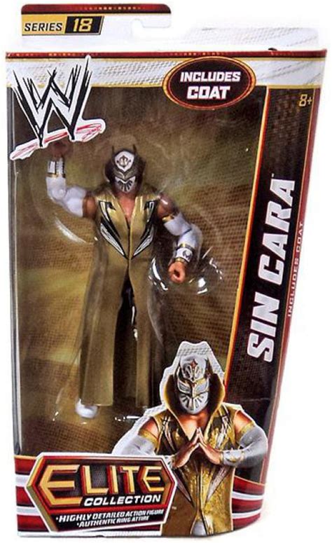 WWE Wrestling Elite Collection Series 18 Sin Cara Action Figure Coat Mattel Toys - ToyWiz