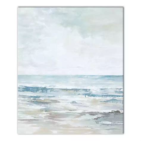 Light Painted Beach Coastal Canvas Art Print | Kirklands Home