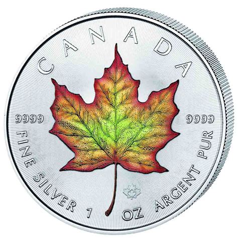 2023 Colorized Canadian Silver Maple Leaf Coin (BU) l BGASC™