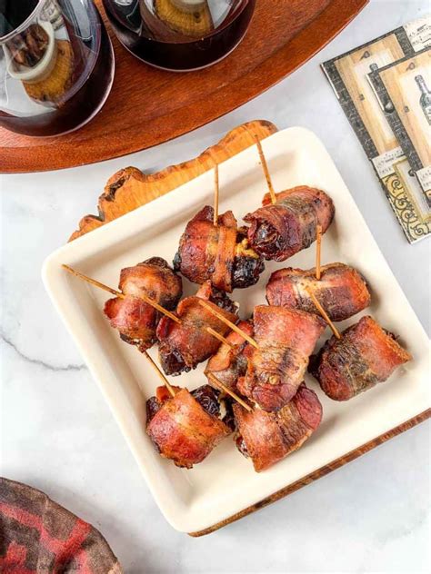 Air Fryer Bacon-Wrapped Dates - Flavour and Savour