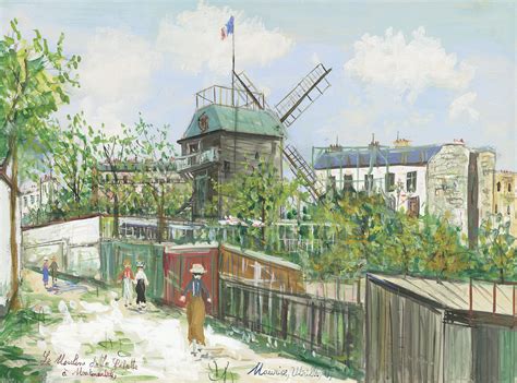 Maurice Utrillo (1883-1955) , Le Moulin de la Galette à Montmartre | Christie's