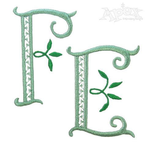 Palm Tree Embroidery Font | Apex Embroidery Designs, Monogram Fonts & Alphabets