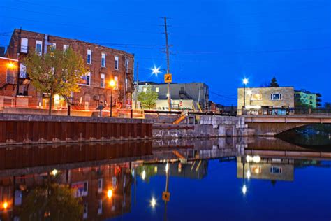 Owen Sound, Ontario: Long Exposure Night Images On The Harbour