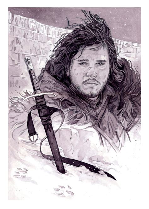 Jon Snow and Longclaw by roberthendrickson on DeviantArt