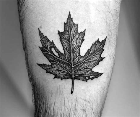 Maple Leaf Tattoo Meaning And Ideas For Men And Women 🍁