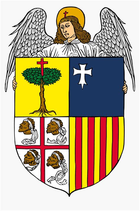 Escudo Justicia Color - Coat Of Arms Aragon Spain, HD Png Download ...