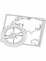 Compass coloring Pages sketch template
