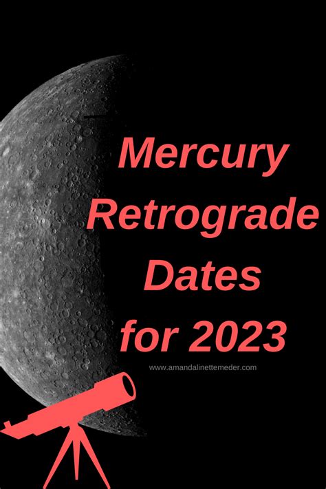 Mercury Retrograde Dates for 2023 – Rebekah Lee Ives