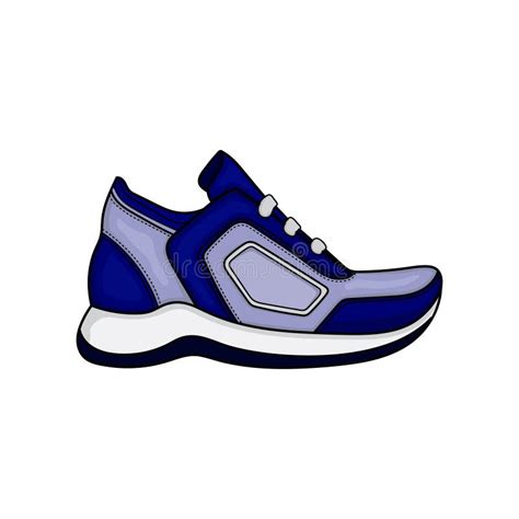 Blue shoe vector design stock vector. Illustration of canvas - 168580305