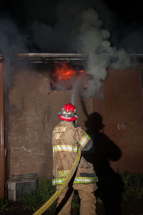 Colton Fire Department - Apartment Fire - 3-31-13 ~ FireWXPhoto