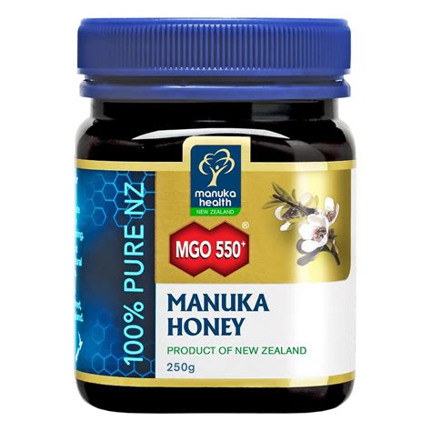 Amazon.com : Manuka Health - MGO 550+ Manuka Honey, 100% Pure New Zealand Honey, 8.8 oz (250 g ...