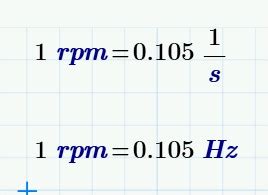 rpm to fpm conversion formula