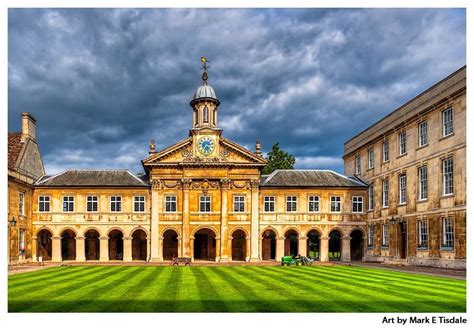 Wren Chapel at Emmanuel College - Cambridge Art Print