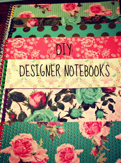 Prep You Very Much: DIY: Designer Notebooks