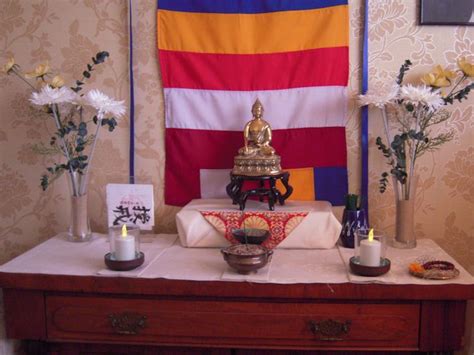 buddhist altars in the home | home altar | Buddhist altar, Buddhist shrine, Home altar