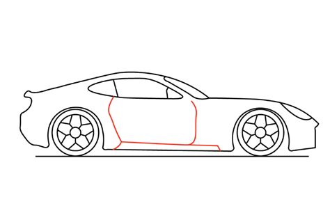 How To Draw A Sports Car