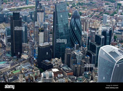 London Skyline, aerial views Stock Photo - Alamy