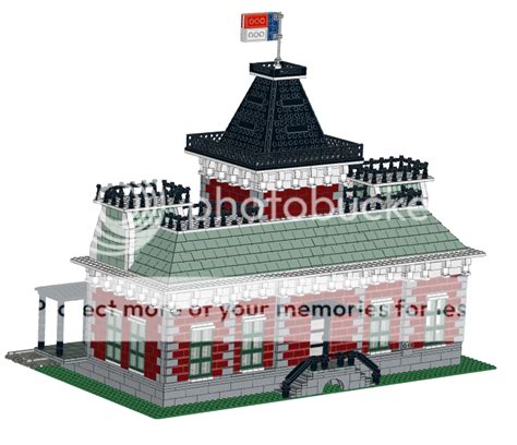 LEGO Custom Victorian Train Station Instructions | eBay