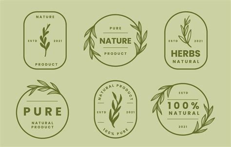 colección de logos naturales en 2022 | Arte vectorial, Disenos de unas ...