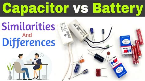 Difference Between Capacitor and Battery || Capacitor vs Battery - YouTube