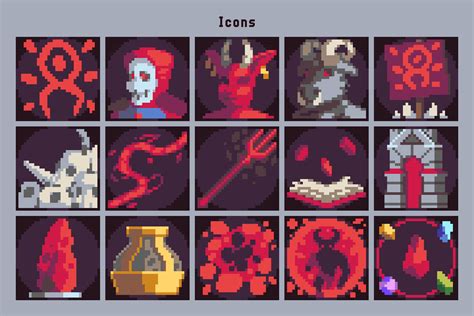 Demon Invasion Pixel Art Game Assets Pack - CraftPix.net