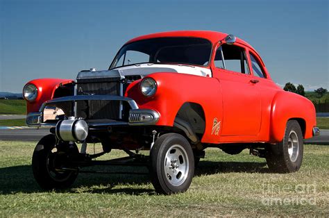 1951 Chevy 'Gasser' Drag Race Car Photograph by Dave Koontz - Pixels