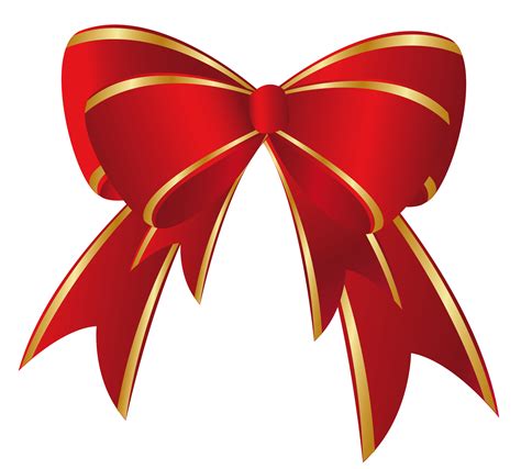 Christmas Gift Clip art - Christmas Red Gold Bow PNG Clipart png download - 2063*1859 - Free ...