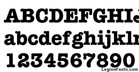 ITC American Typewriter LT Bold Font Download Free / LegionFonts