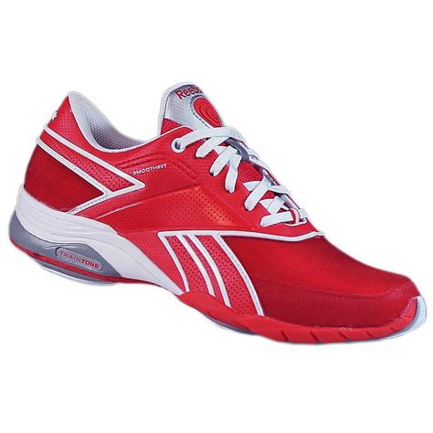 Reebok Traintone Anthlin Womens Ladies Running Shoes Red Gym Trainers RRP £80 | eBay