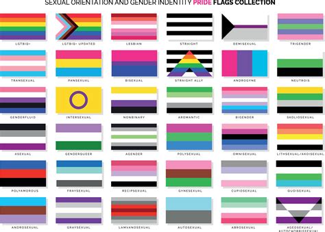 Sexual Orientation and Gender Identity Flags 7657349 Vector Art at Vecteezy