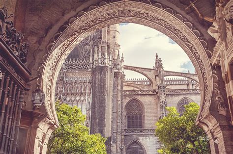 Details of Giralda Architecture. Seville Photograph by Jenny Rainbow ...