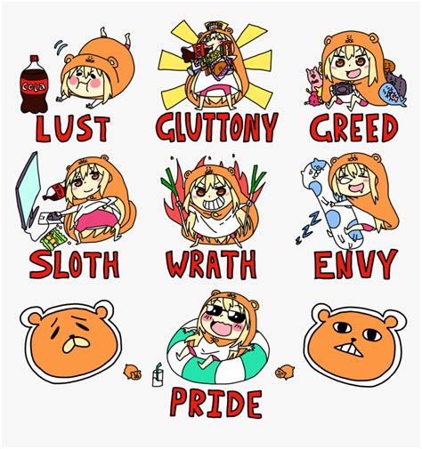 7 Deadly Sins Cartoon, HD Png Download - kindpng