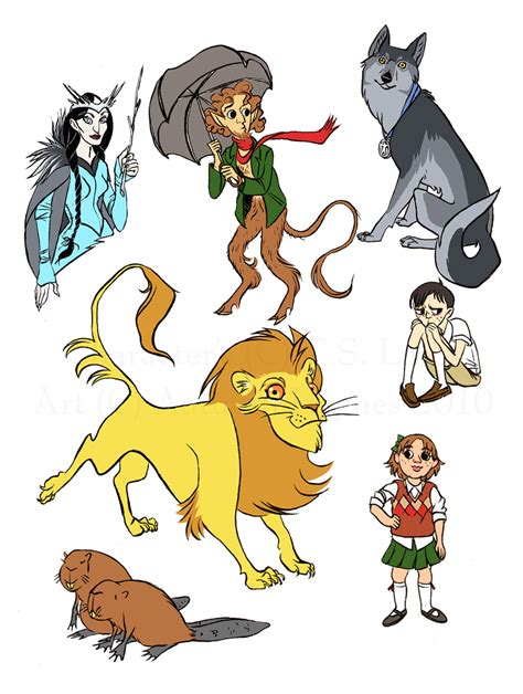 Narnia Characters by carcadann on DeviantArt