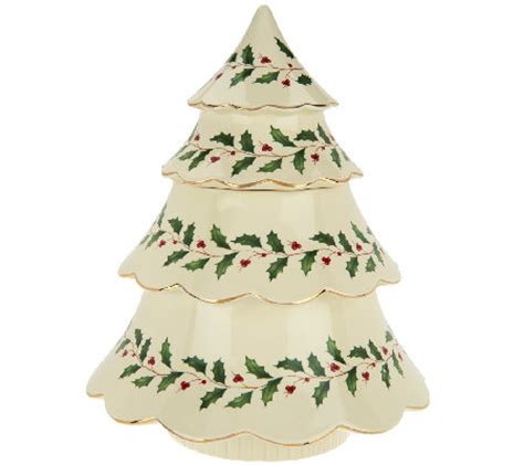 Lenox Holiday Archive Figural Tree Cookie Jar - Page 1 — QVC.com