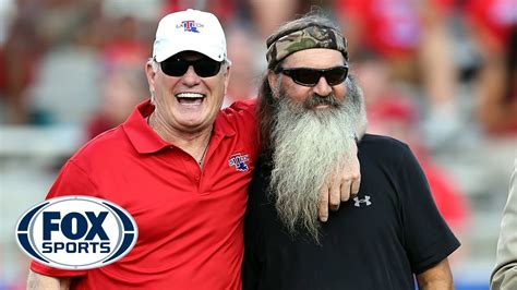 Bradshaw on backing-up Duck Dynasty star Phil Robertson at QB - YouTube