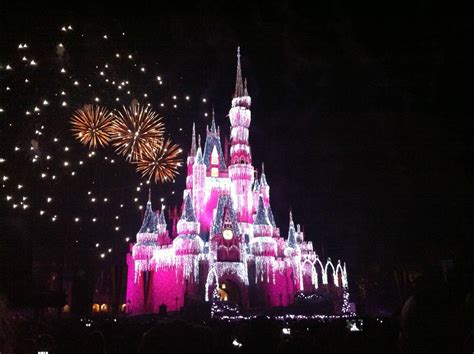 Disney Castle Fireworks Wallpapers on WallpaperDog