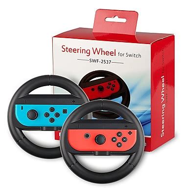 Joy-Con Steering Wheel for Nintendo Switch Controller Nintendo Switch Joncon Steering Wheel (Set ...