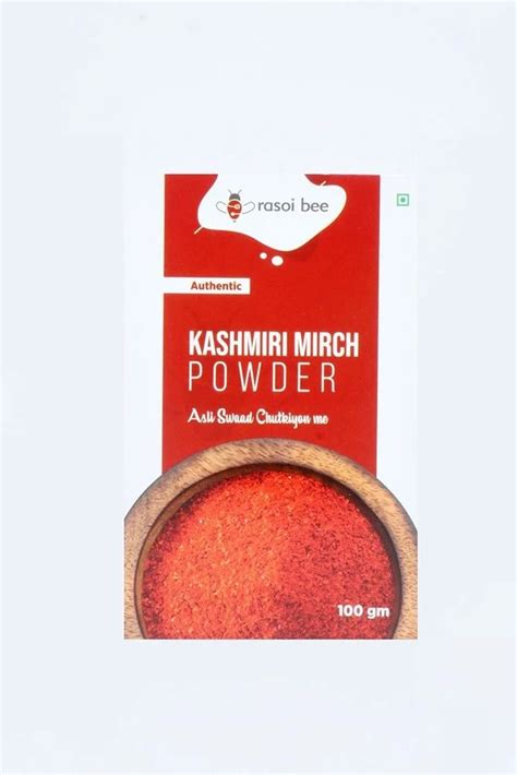Herbal 100 gms Amulya Kashmiri Mirch Powder (Pack of 5) at Rs 580/pack ...