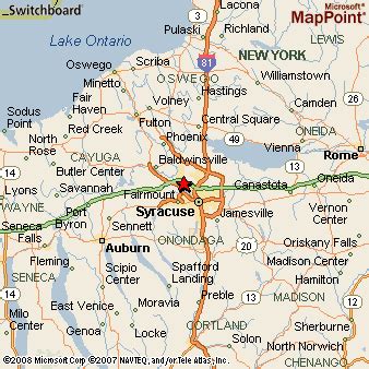 Liverpool, New York Area Map & More