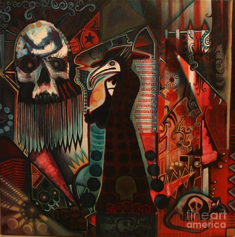 The Black Death Painting by Michael Kulick