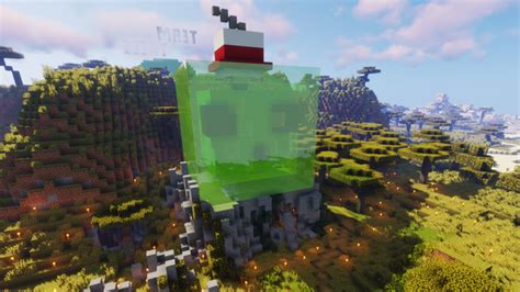 A slime Statue I made and there is a slime farm under it - Minecraft | Slime farm, Minecraft ...